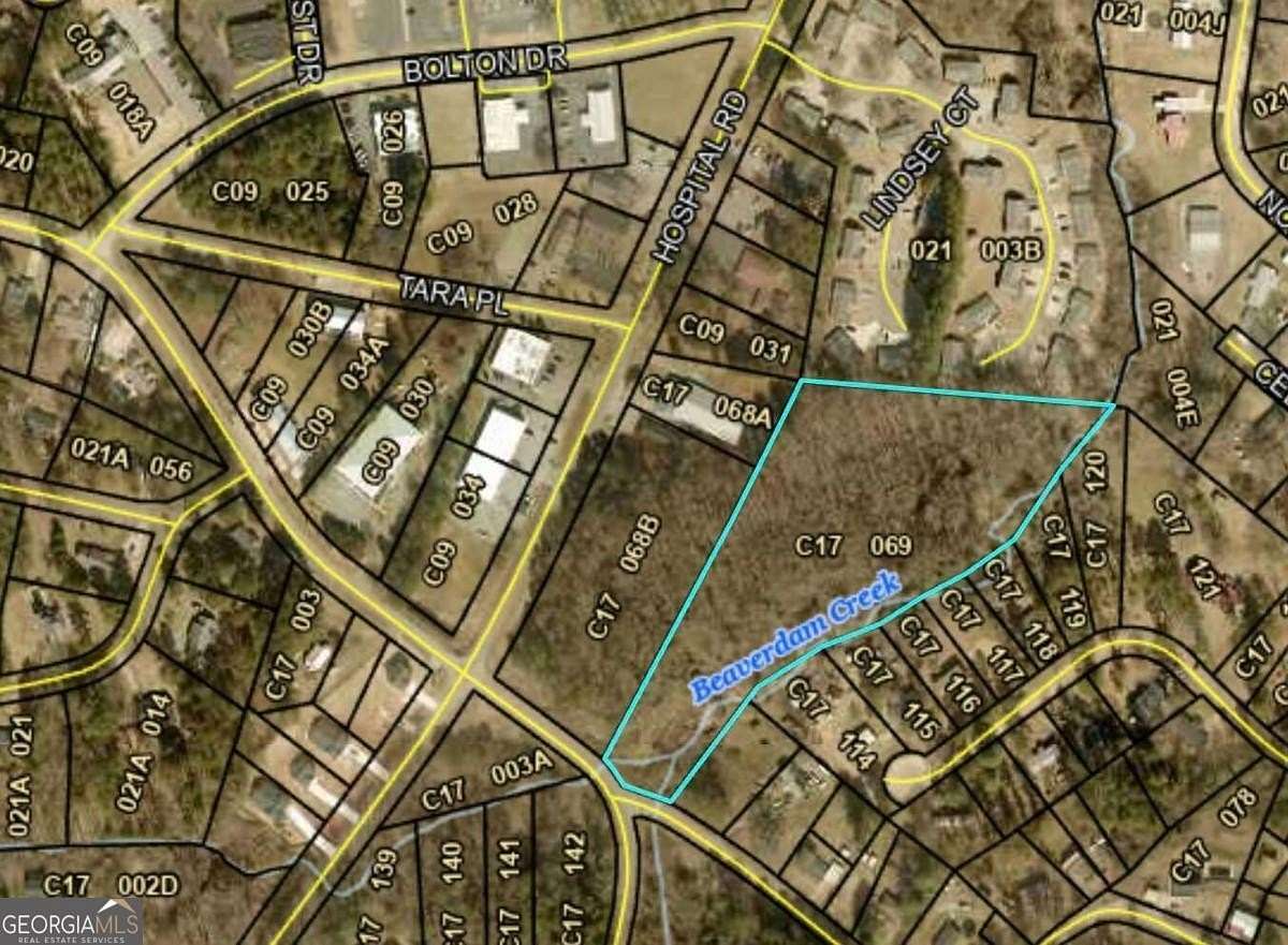 6.3 Acres of Residential Land for Sale in Commerce, Georgia