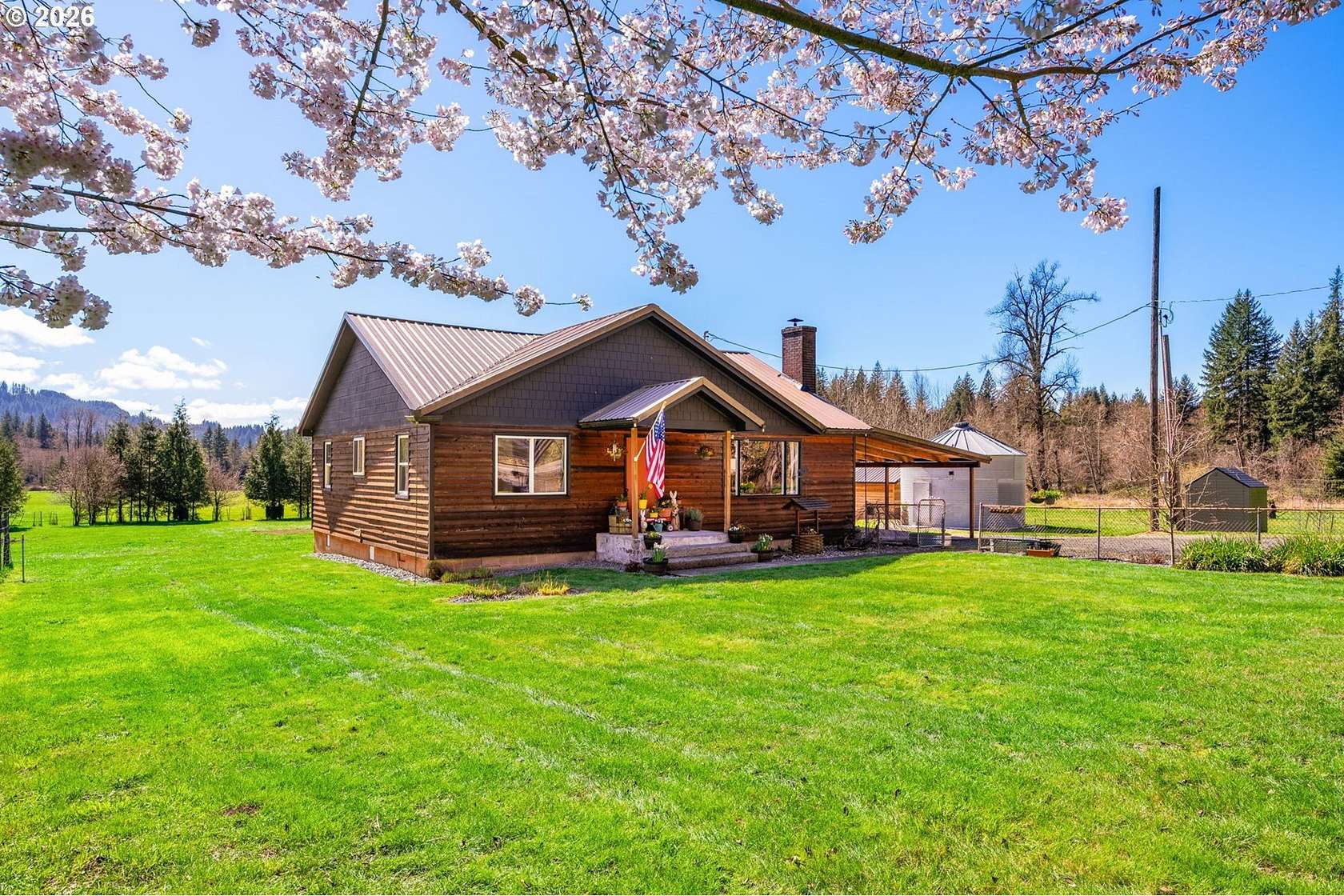 4 Acres of Land with Home for Sale in Ariel, Washington