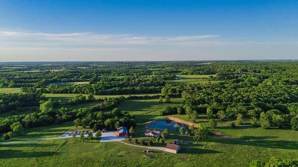 80 Acres of Recreational Land with Home for Sale in Dunnegan, Missouri