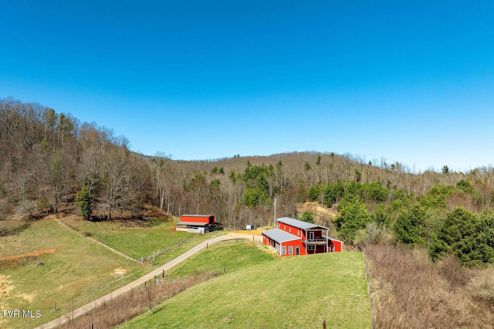 36.7 Acres of Land with Home for Sale in Mountain City, Tennessee