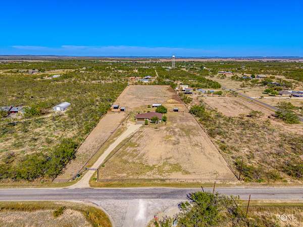 5 Acres of Land with Home for Sale in San Angelo, Texas
