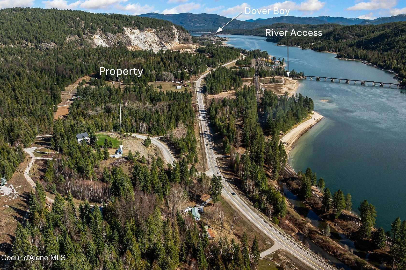 5.66 Acres of Land with Home for Sale in Sandpoint, Idaho