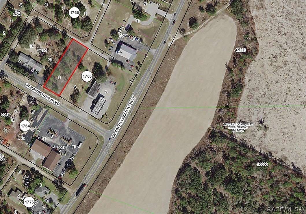 0.7 Acres of Commercial Land for Sale in Citrus Springs, Florida