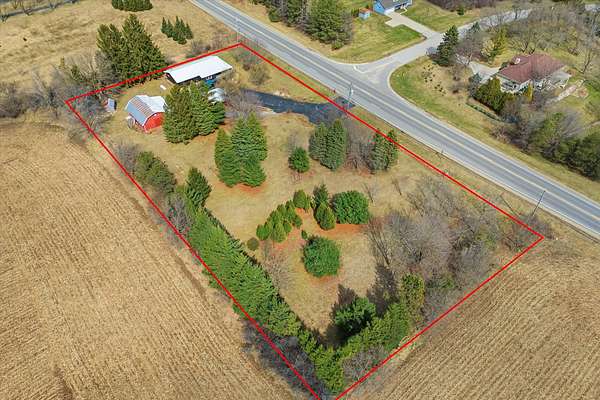1.83 Acres of Land with Home for Sale in Hartford, Wisconsin