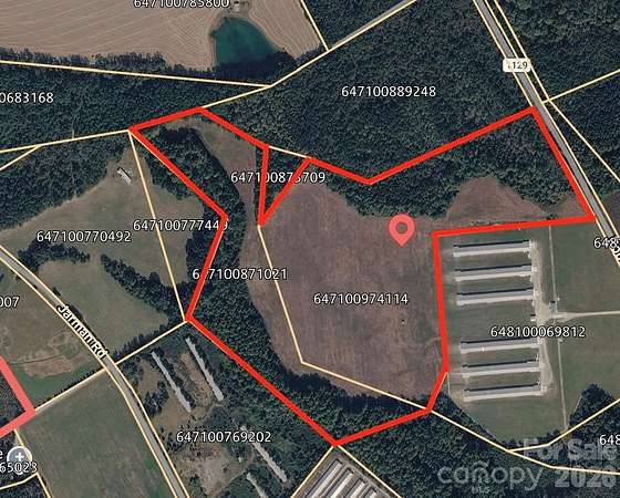 61.4 Acres of Land for Sale in Morven, North Carolina