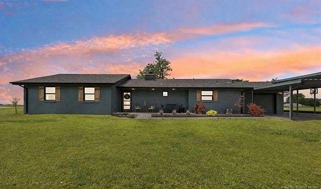 4.45 Acres of Land with Home for Sale in Collinsville, Oklahoma