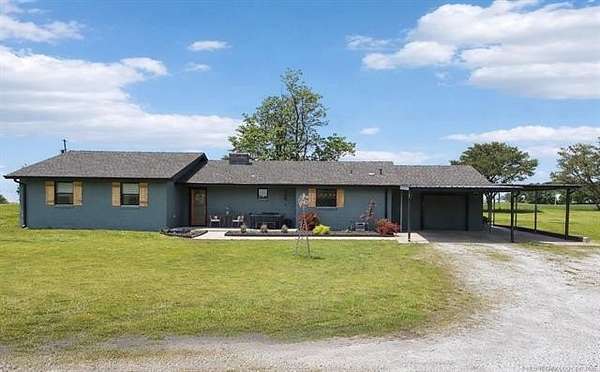 4.45 Acres of Land with Home for Sale in Collinsville, Oklahoma