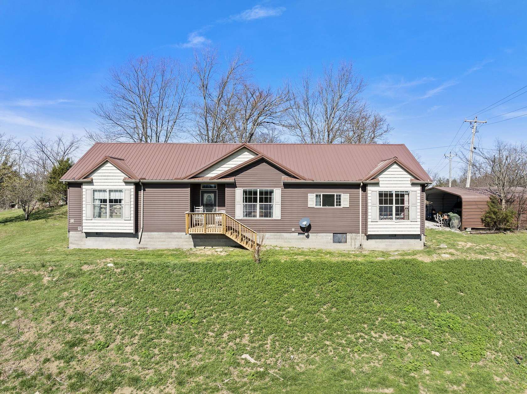 5.62 Acres of Land with Home for Sale in Corinth, Kentucky