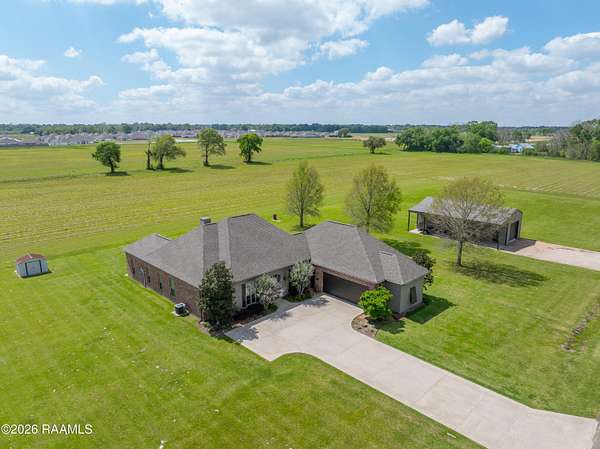 2 Acres of Land with Home for Sale in Maurice, Louisiana