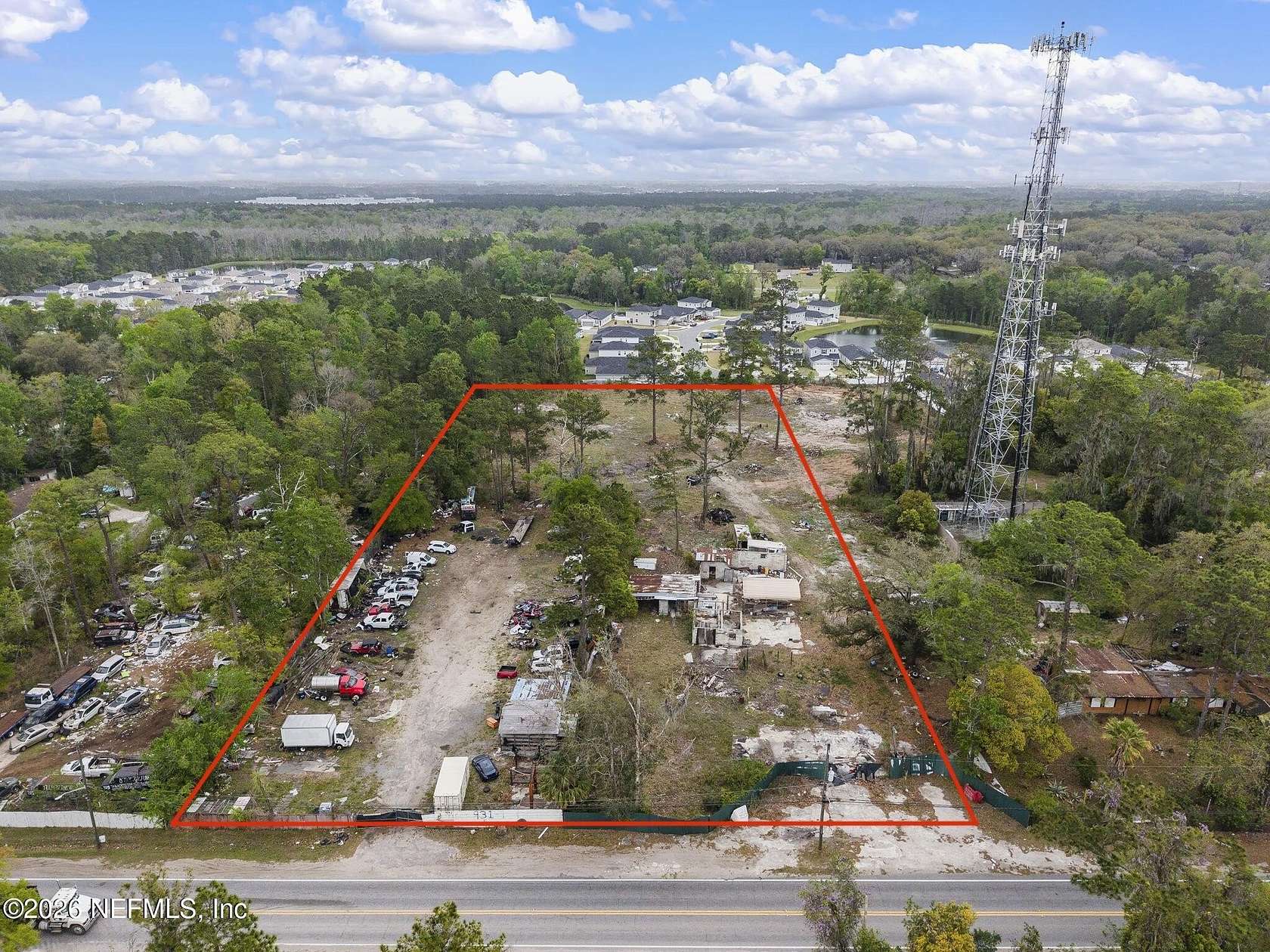 3.8 Acres of Commercial Land for Sale in Jacksonville, Florida