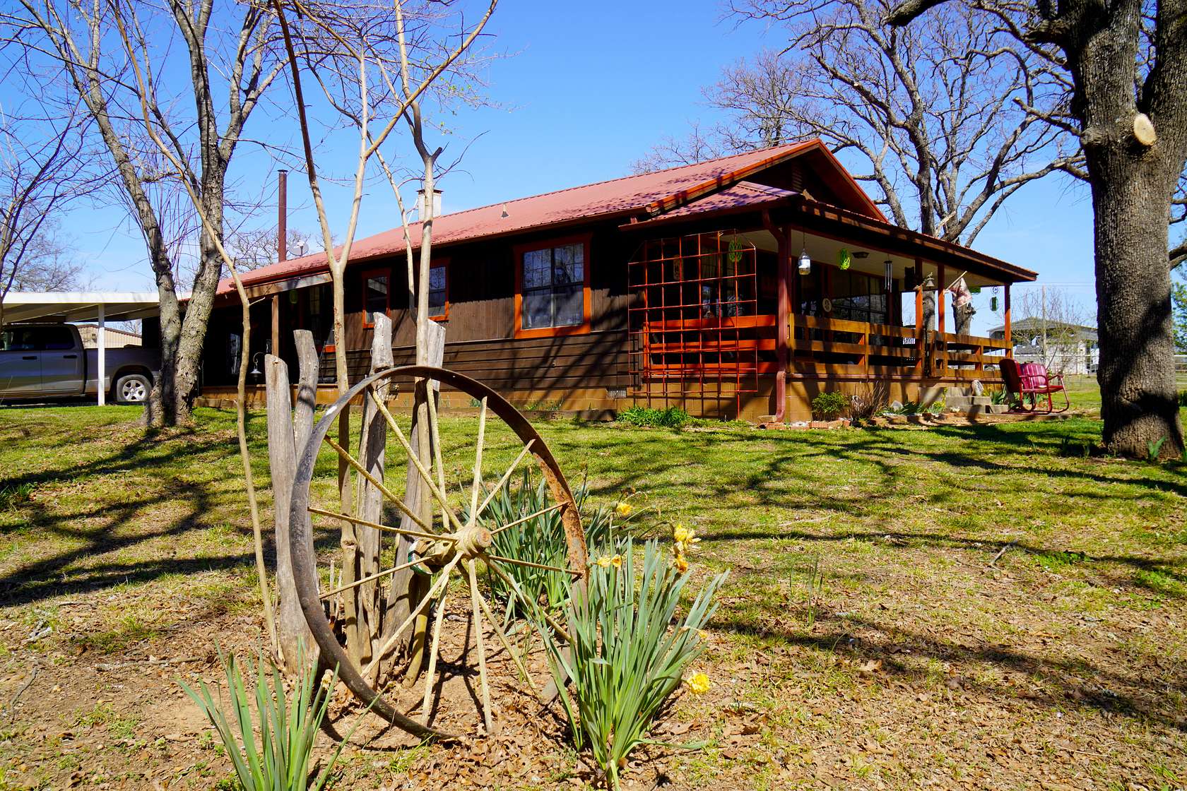 13 Acres of Land with Home for Auction in Sparks, Oklahoma