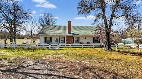 18.6 Acres of Land with Home for Sale in Locust Grove, Oklahoma