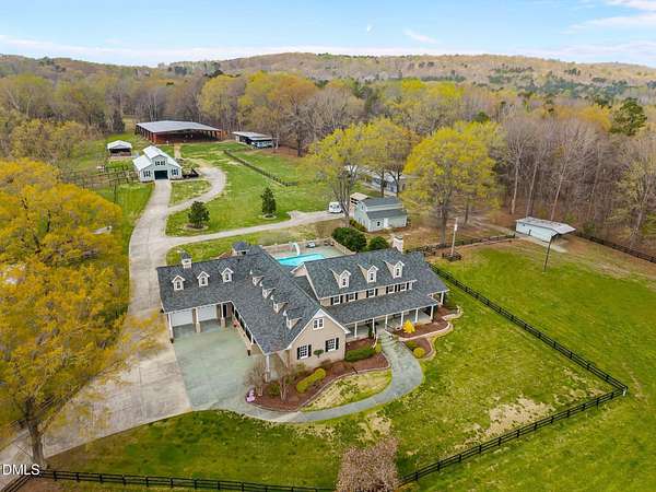 29.9 Acres of Agricultural Land with Home for Sale in Rougemont, North Carolina