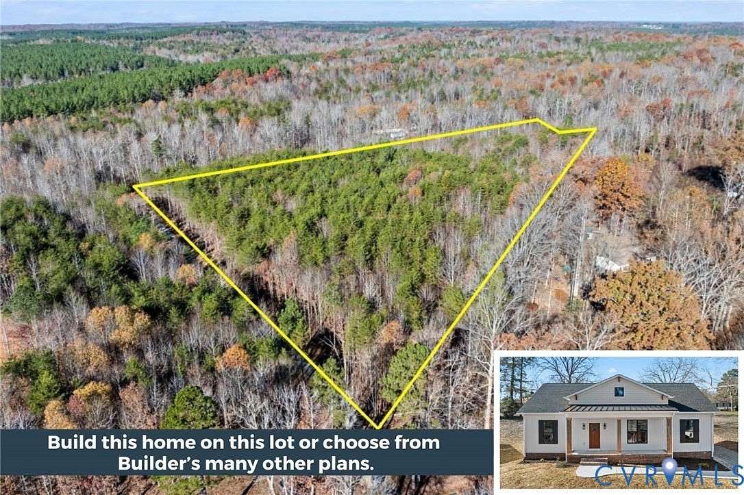 7.55 Acres of Land with Home for Sale in Amelia Court House, Virginia