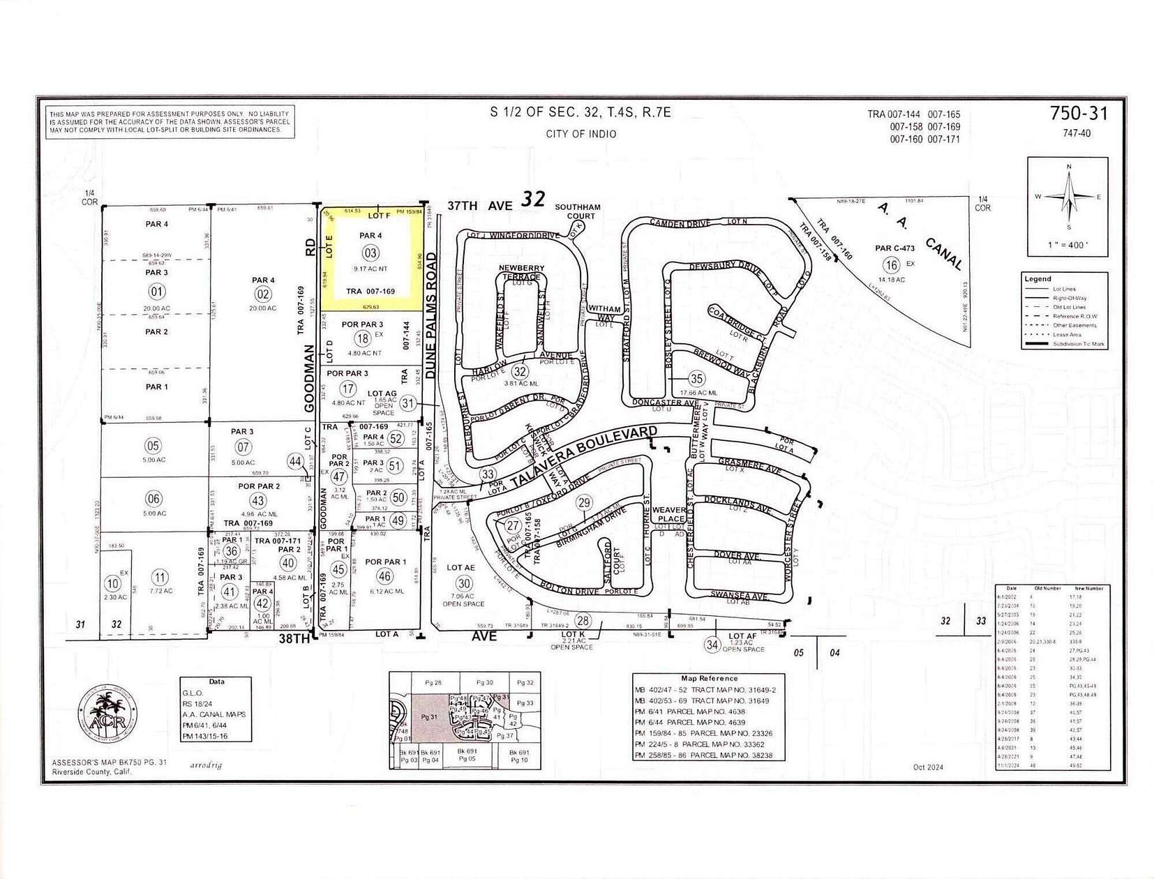 9.17 Acres of Land for Sale in Indio, California
