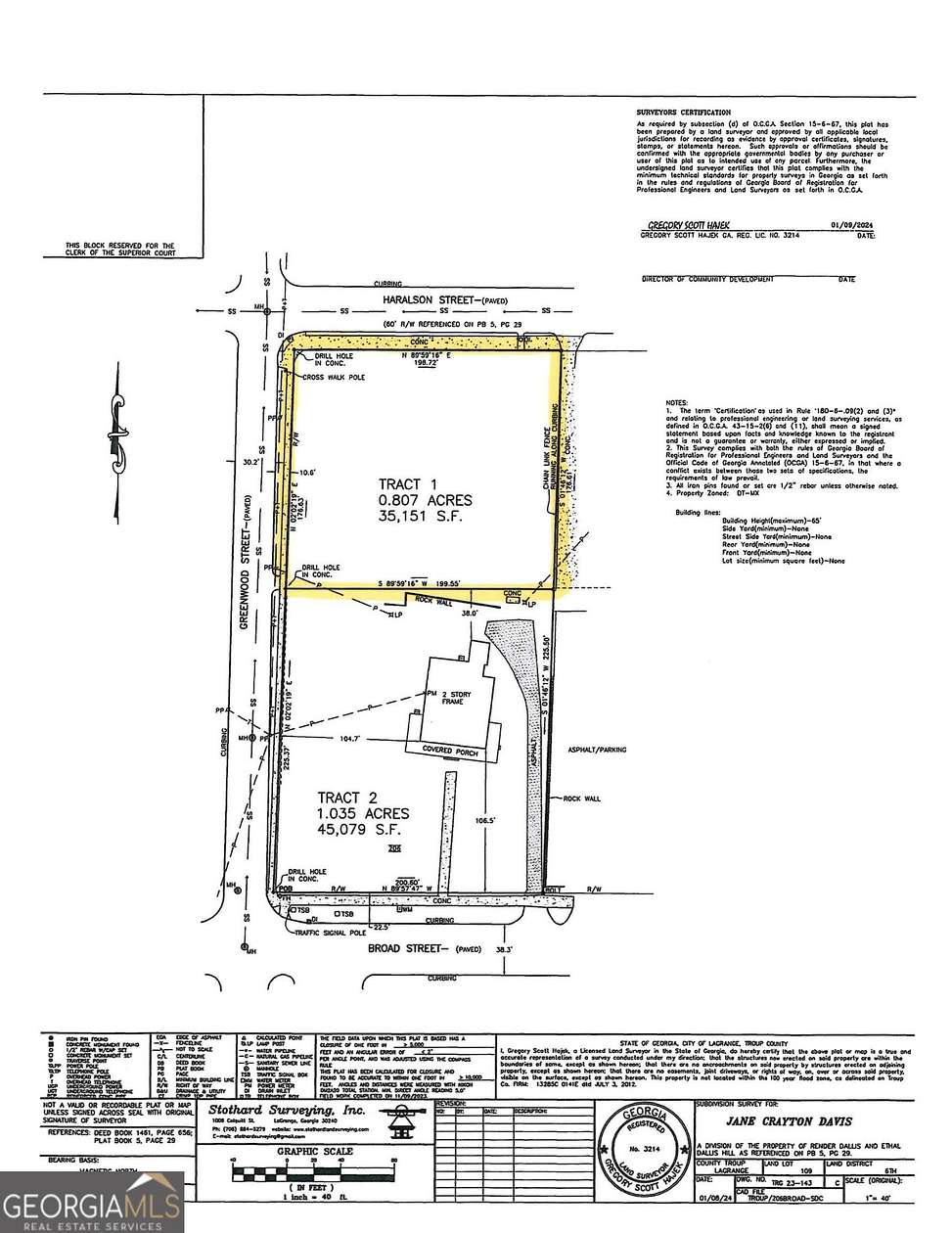 0.8 Acres of Commercial Land for Sale in LaGrange, Georgia
