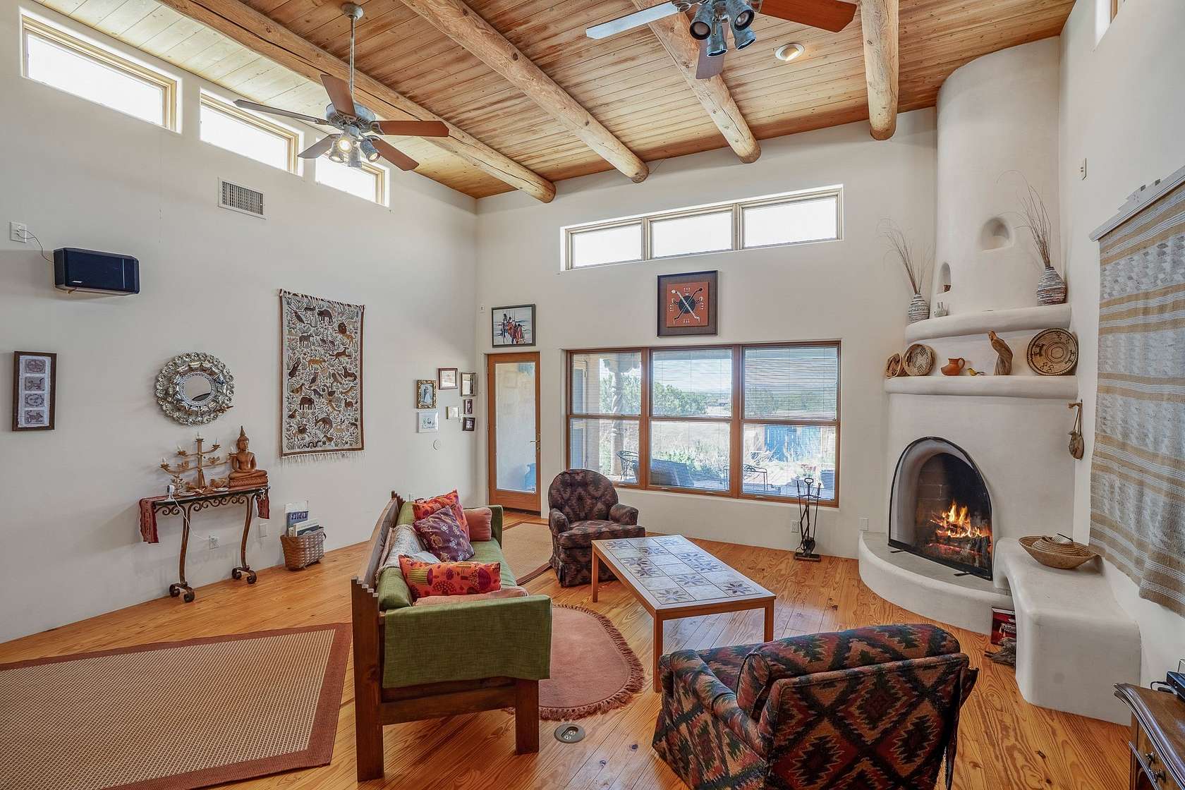 5 Acres of Land with Home for Sale in Lamy, New Mexico