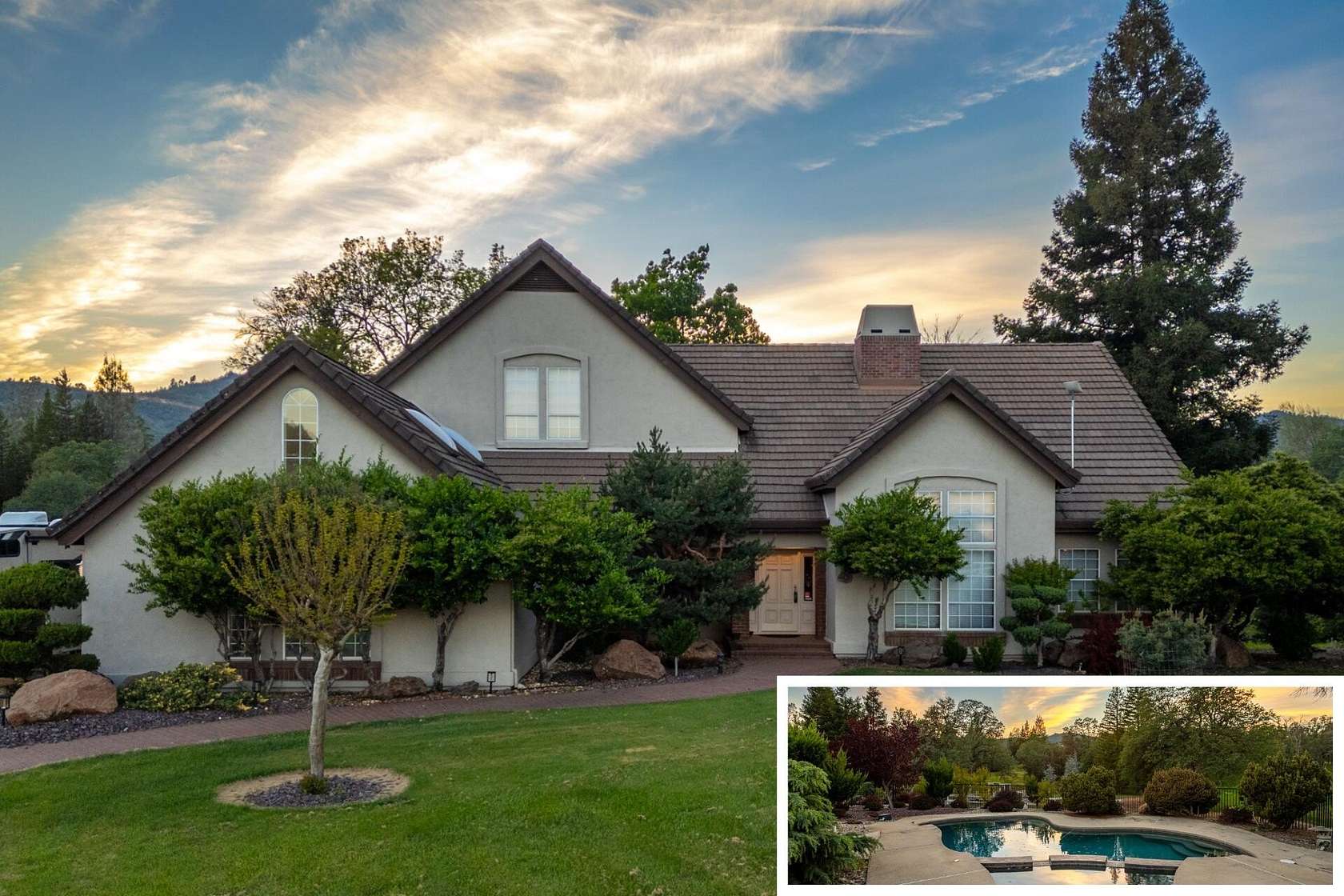 3.27 Acres of Land with Home for Sale in Redding, California