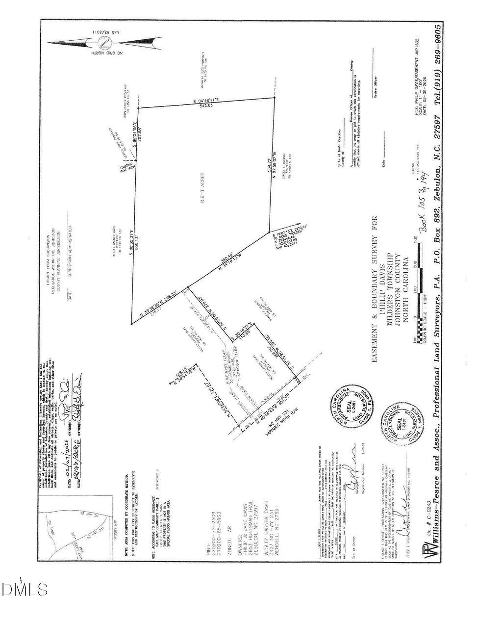 8.62 Acres of Residential Land for Sale in Wendell, North Carolina