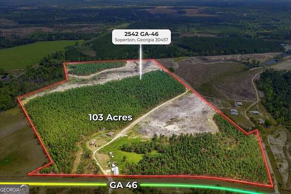 104 Acres of Recreational Land for Sale in Soperton, Georgia