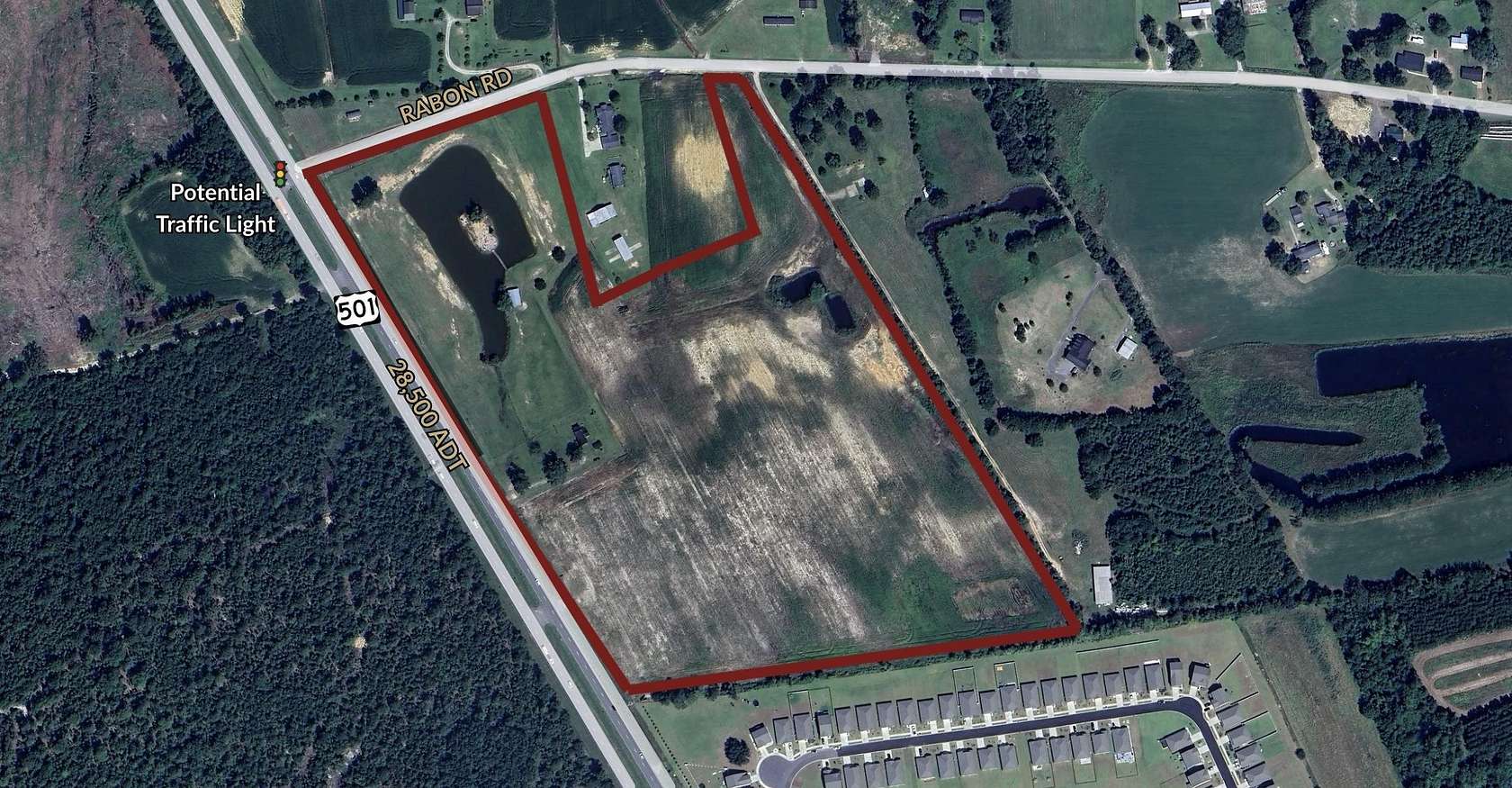 35 Acres of Mixed-Use Land for Sale in Aynor, South Carolina