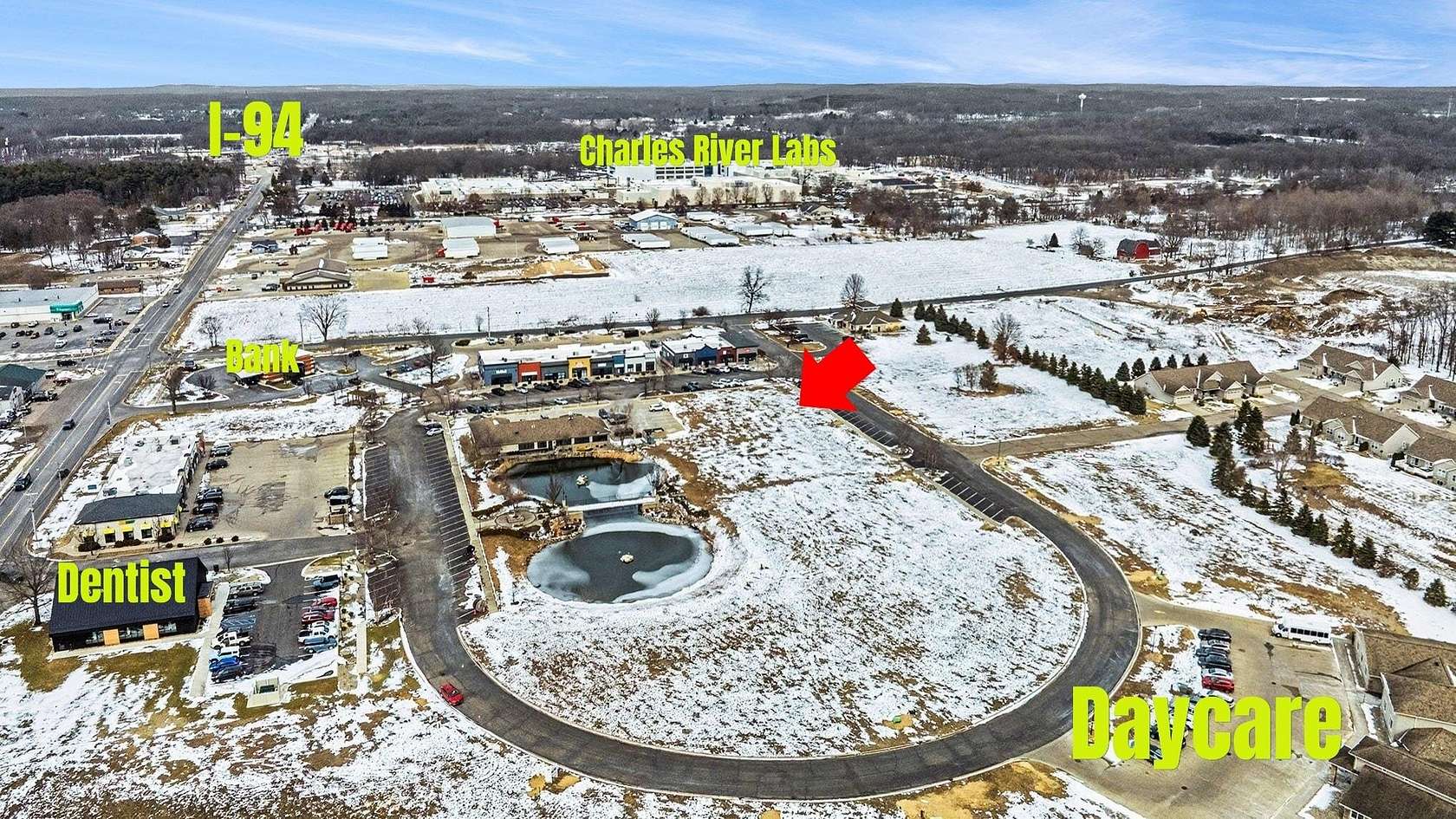0.55 Acres of Commercial Land for Sale in Mattawan, Michigan