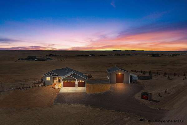 5 Acres of Land with Home for Sale in Cheyenne, Wyoming