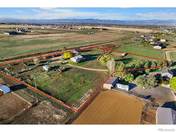 4 Acres of Land with Home for Sale in Erie, Colorado