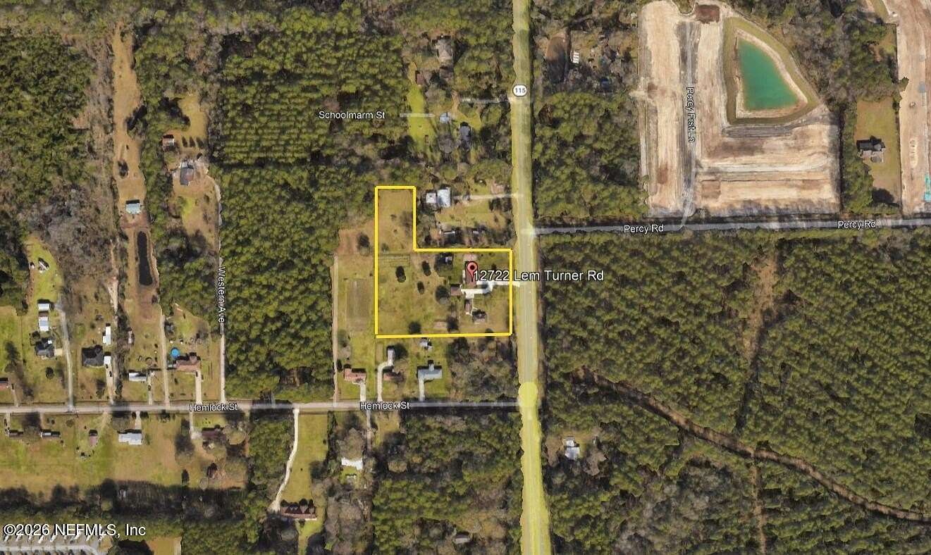 4.15 Acres of Improved Residential Land for Sale in Jacksonville, Florida