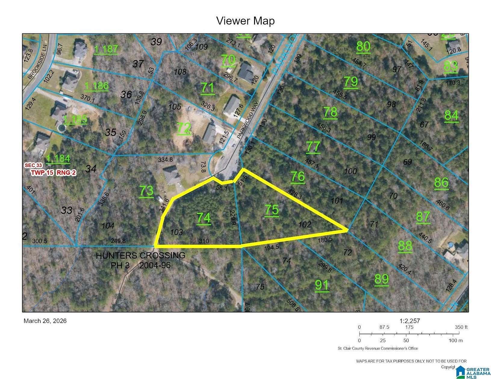 2.48 Acres of Residential Land for Sale in Odenville, Alabama