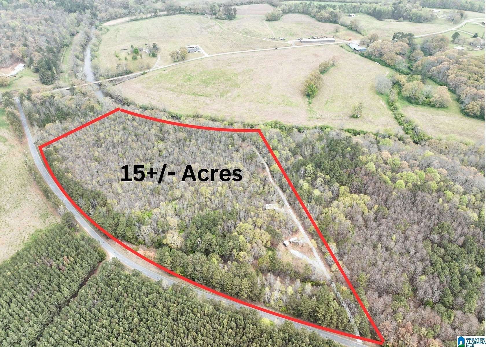 15 Acres of Recreational & Residential Land for Sale in Woodland, Alabama