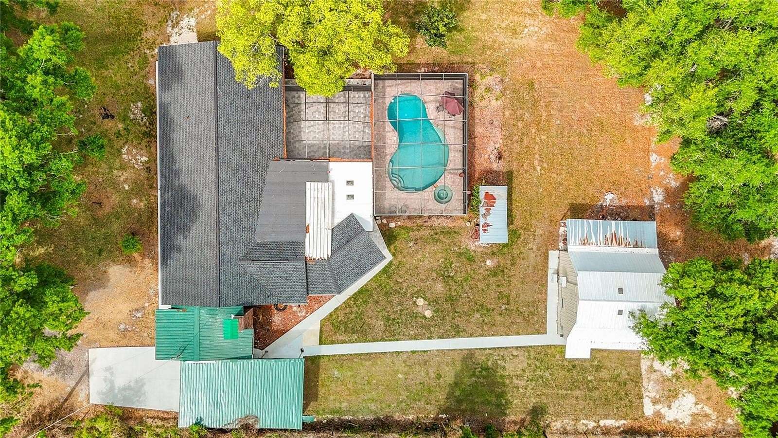 2 Acres of Land with Home for Sale in Lithia, Florida