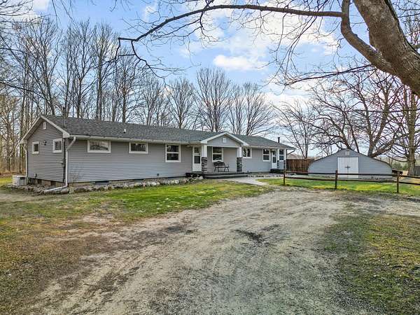 6.8 Acres of Land with Home for Sale in Charlotte, Michigan