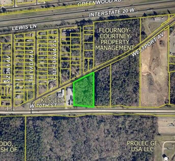 3 Acres of Commercial Land for Sale in Shreveport, Louisiana