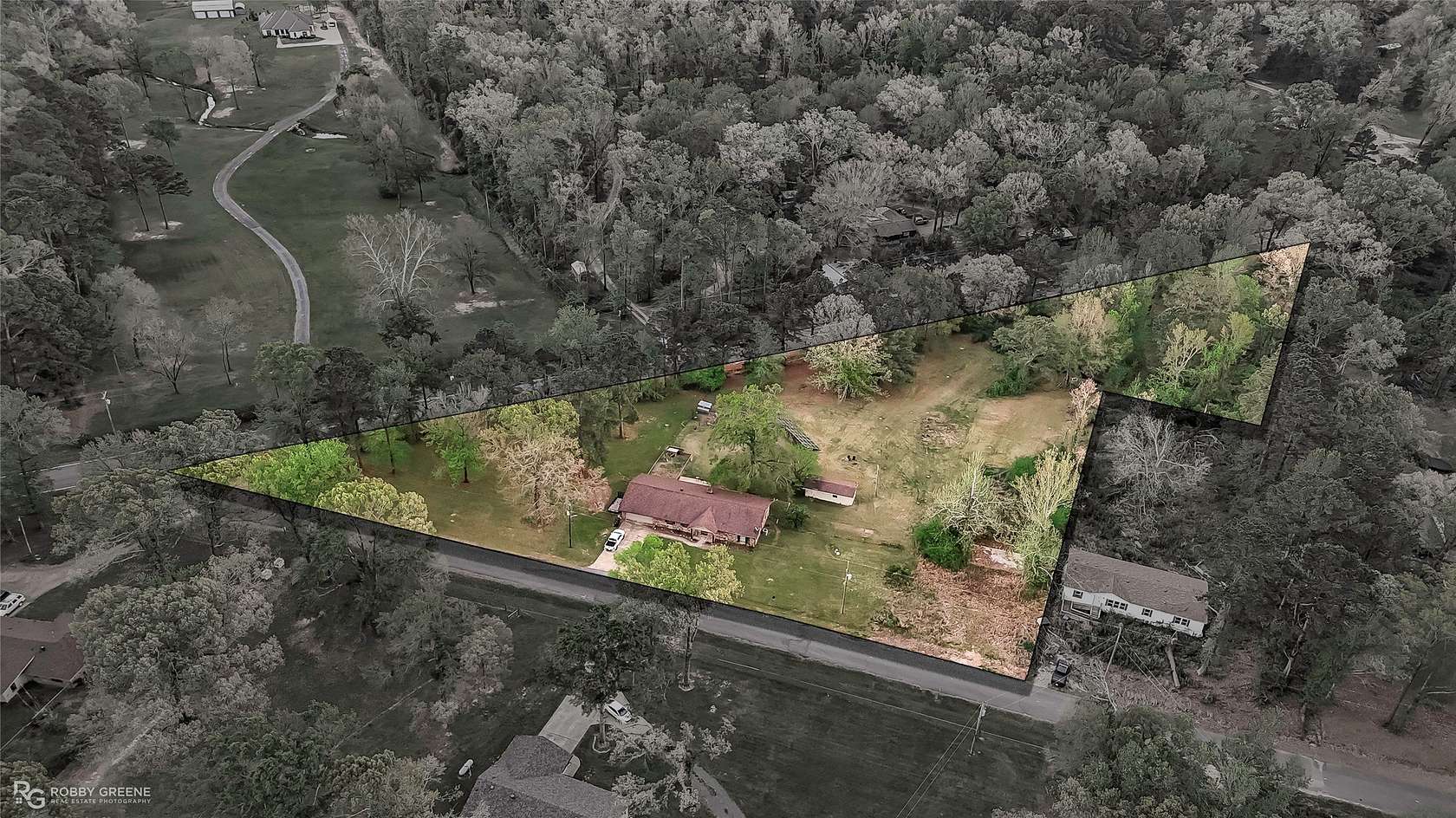3 Acres of Land with Home for Sale in Benton, Louisiana