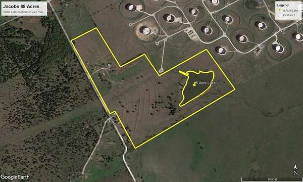 68.3 Acres of Agricultural & Residential Land for Sale in Corsicana, Texas