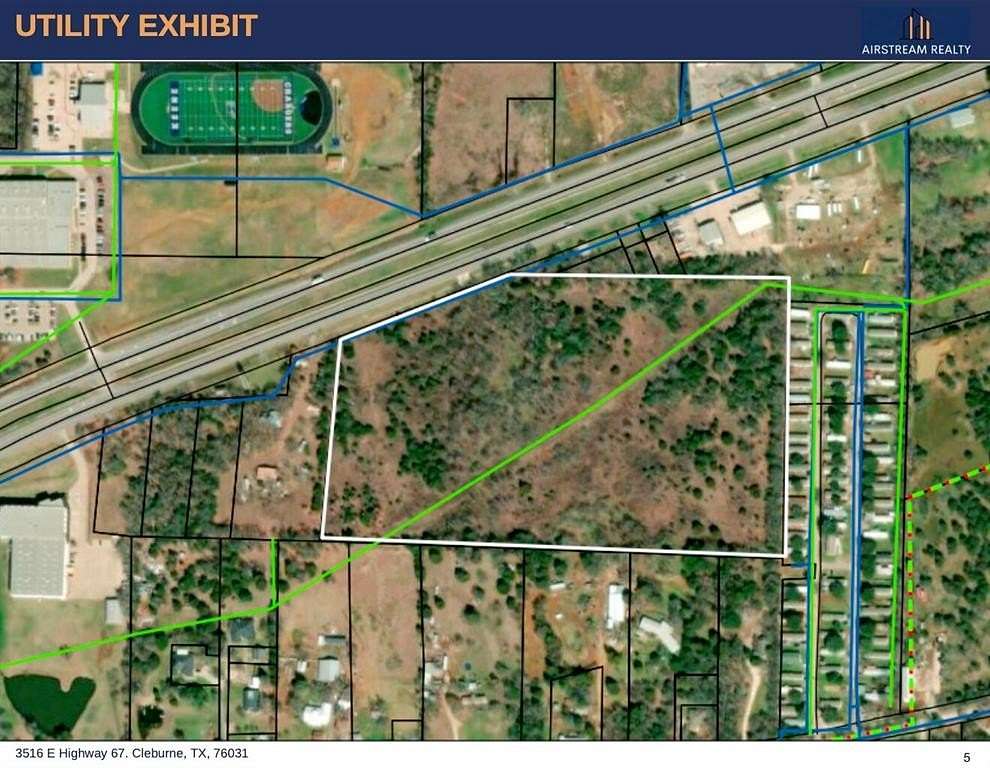 23 Acres of Commercial Land for Sale in Keene, Texas