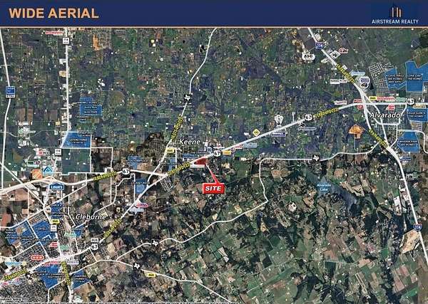 23 Acres of Commercial Land for Sale in Keene, Texas