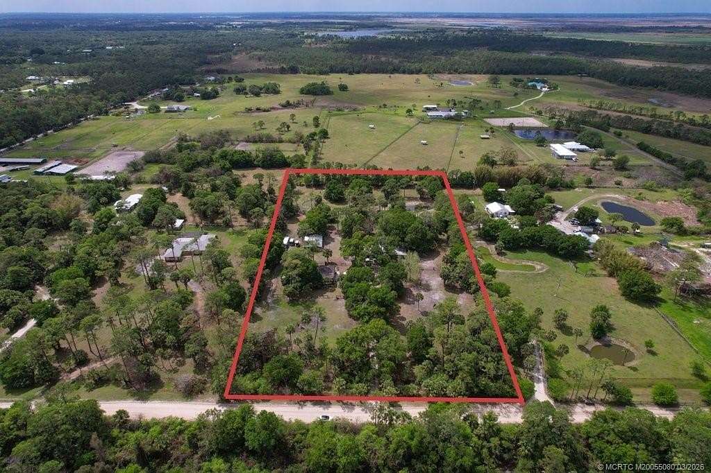5 Acres of Land with Home for Sale in Palm City, Florida