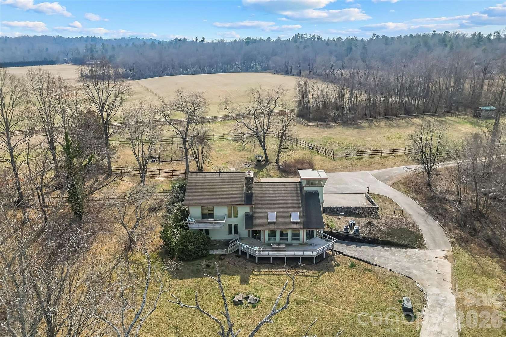 5.37 Acres of Land with Home for Sale in Marion, North Carolina