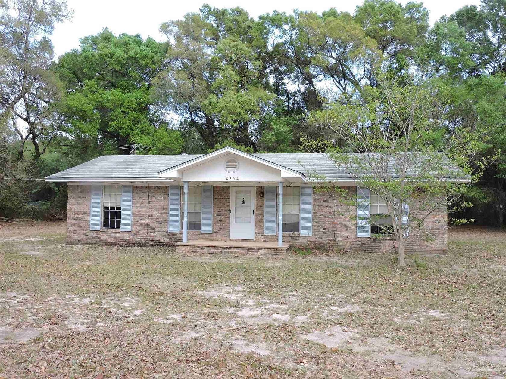 2 Acres of Land with Home for Lease in Milton, Florida