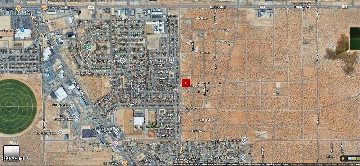 0.5 Acres of Residential Land for Sale in Horizon City, Texas