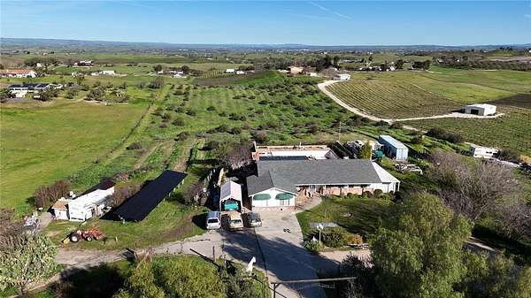 11 Acres of Land with Home for Sale in Paso Robles, California