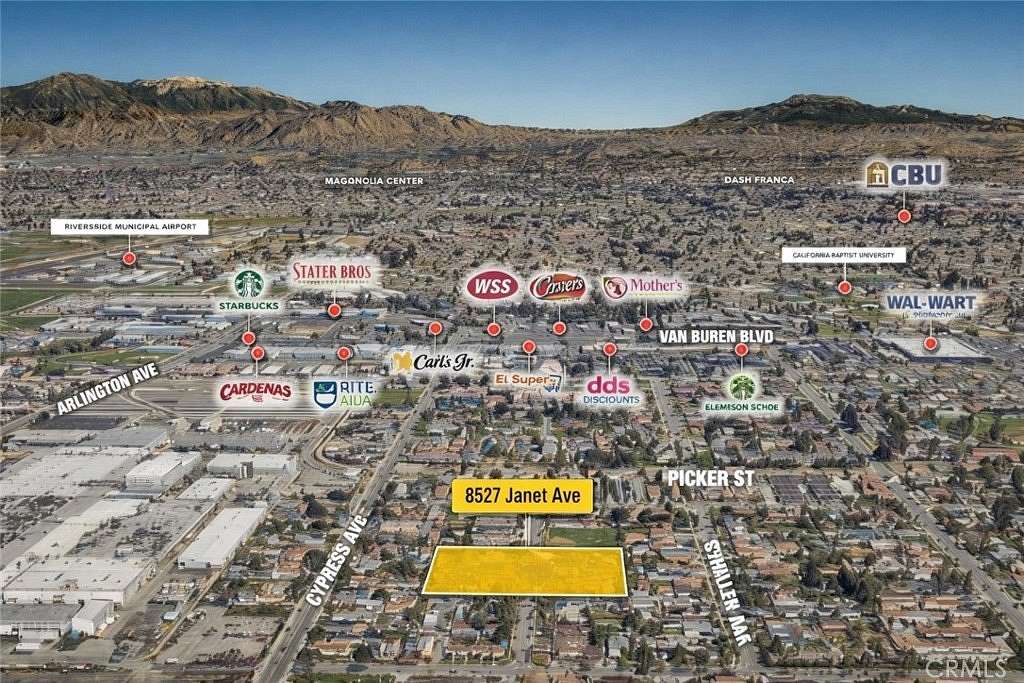 2.89 Acres of Residential Land for Sale in Riverside, California