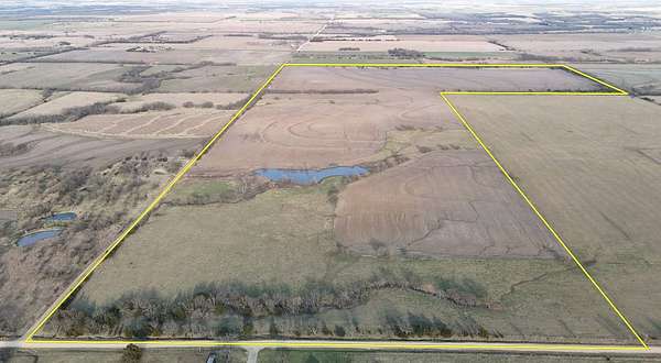 160 Acres of Agricultural Land for Auction in Yates Center, Kansas