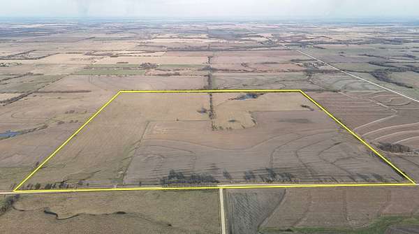 160 Acres of Agricultural Land for Auction in Yates Center, Kansas
