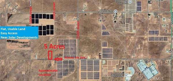 5 Acres of Land for Sale in Lancaster, California