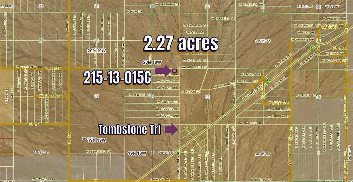2.27 Acres of Residential Land for Sale in Golden Valley, Arizona