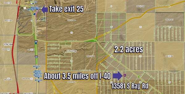 2.2 Acres of Residential Land for Sale in Yucca, Arizona