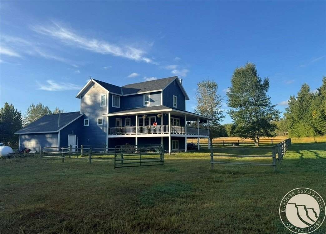 9.89 Acres of Land with Home for Sale in Roberts, Montana